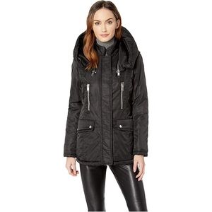 Marc New York Andrew Marc Hollis Flight Satin Coat Size Small